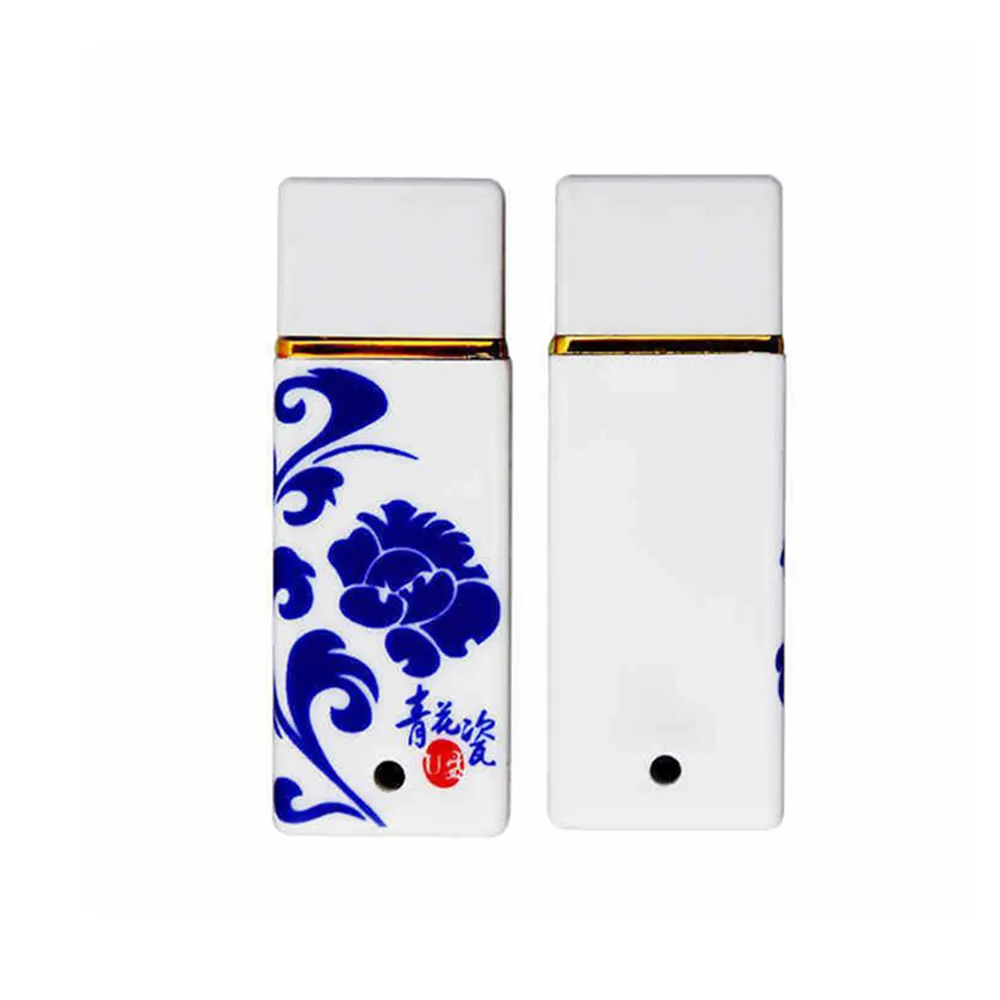 Chinese style ceramics flash disk pen drive usb flash drive / usb stick housing for coopration gift memory flash