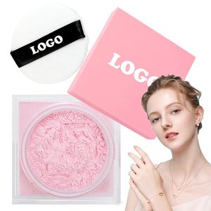 Nuevas llegadas: Polvo iluminador vegano al por mayor con bajo MOQ, polvo fijador de maquillaje, polvo suelto corporal con brillo de marca privada - Product Image 1