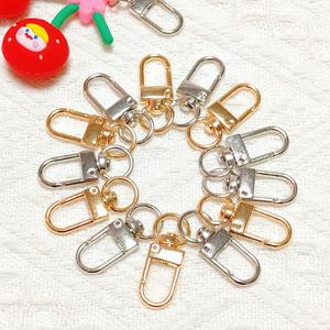 Ganchos de broche de langosta a presión de aleación de colores, hallazgos de llavero para DIY, llavero, collar, pulsera, accesorios, 12*32mm V169 - Product Image 3