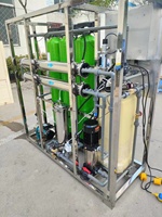 500 litres par heure eau de forage un peu d'eau de rivière salée 500 litres ph agua de Red ro machine 500lph eau d'égout souterraine
