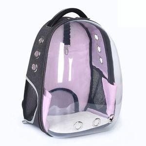 BSCI Factory HOT Sale Outside Portable Transparent Pet Bubble <b>Backpack</b> Acrylic Polyester <b>Cat</b> Bag Capsule <b>Backpack</b> for Weekend - Product Image 1