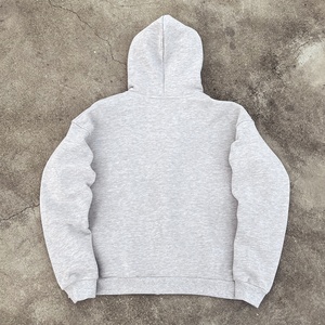 Sudadera con Capucha de Diseño OEM, Gruesa, con Hombros Caídos, Cierre de Cremallera, Estilo Urbano, Felpa Técnica, Bordado, Talla Grande - Product Image 2