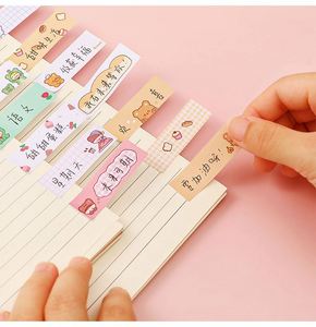 Wholesale Custom Creative Lovely Kawaii Stationery Memo Pad <b>Bookmark</b> Animal Shape Sticky Notes Cute Paper Memo Pads - Product Image 4