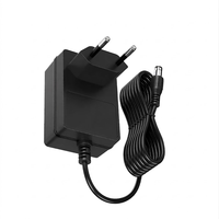 Adaptateur secteur 12V 1A 2A 12W AC/DC avec prise EU, adaptateur mural 1000mA avec embout 5.5x2.1mm pour caméra CCTV, bande LED, routeur