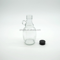 Bouteille en verre de style californien avec poignée simple, 1L 5L, bouteille en verre avec bouchon à vis pour le stockage du vin, des spiritueux, du kombucha