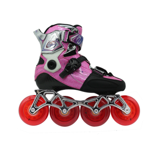 Patines de Velocidad en Línea Profesionales de Fibra de <span class=keywords><strong>Carbono</strong></span> Ruidonle para Adultos, <span class=keywords><strong>Ruedas</strong></span> de PU, Marco de Aleación de Aluminio, Zapatos de Patinaje - Product Image 2