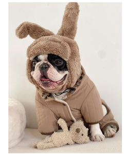 Manteau d'hiver en coton pour animaux de compagnie <span class=keywords><strong>Bouledogue</strong></span> français manteau épaissi à quatre pattes en coton rembourré <span class=keywords><strong>Bully</strong></span> Dog Schnauzer teddy dog Shiba I - Product Image 4