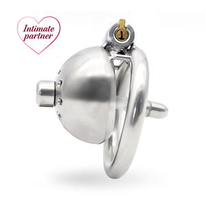 กรงครอบอวัยวะเพศชายพร้อมอุปกรณ์ล็อคแบบซ่อน 304 สตีล แหวนรัดองคชาต ท่อสวนปัสสาวะแบบตาไก่ ที่ขยายท่อปัสสาวะ ปลั๊กอวัยวะเพศชาย ท่อสวนปัสสาวะ - Product Image 5