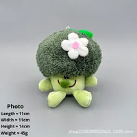Schattig groente- en fruithanger, ui, gember, knoflook sleutelhanger, pluche pop, unisex, PP katoen gevuld, onderzeese arbeid, hotpot restaurant