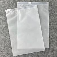 Sacs en plastique PE givrés personnalisés, grand format, refermables, avec fermeture éclair, impression en héliogravure, résistants à l'eau, pour bijoux, montres, bagues