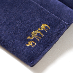 Yu Touch Luxury Mini Flap <b>Envelope</b> Pouch Small Suede Jewelry Pouch with Embossing Logo for Rings Earrings Necklaces <b>Gift</b> Storage - Product Image 4