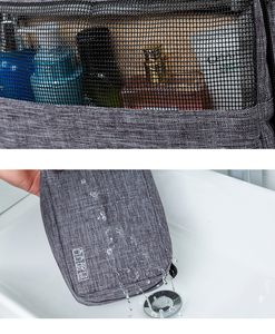 <span class=keywords><strong>Trousse</strong></span> <span class=keywords><strong>de</strong></span> Toilette <span class=keywords><strong>de</strong></span> Voyage Suspendue avec Crochet, Organisateur d'Accessoires d'Hygiène, <span class=keywords><strong>Trousse</strong></span> <span class=keywords><strong>de</strong></span> Maquillage et Cosmétiques <span class=keywords><strong>pour</strong></span> Hommes et Femmes - Product Image 4