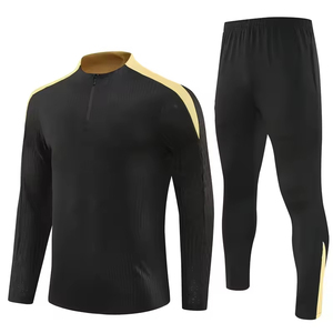 2026 New Design 100% Polyester Adult Football Training Suit <b>Soccer</b> Set Lightweight Breathable Quick Dry Short Sleeve - Product Image 2