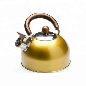 Hervidor de agua de vidrio de borosilicato alto con silbato, apto para estufa, de acero inoxidable, calidad OEM aceptable - Product Image 2