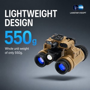 Jumelles de vision nocturne à faible latence 30 ms, imagerie par fusion, légères (550 g), compatibles <span class=keywords><strong>ATAK</strong></span>, lunettes optiques à faible aberration - Product Image 3