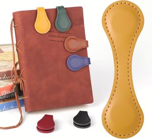 Marcapáginas de Cuero con Logotipo Personalizado de Fábrica, Estilo Vintage, Accesorio de Lectura, Marcapáginas Magnético para Biblia, Fácil de Leer, para Regalos - Product Image 4