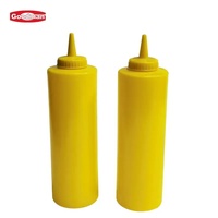 Botol Dispenser Plastik PE Berkualitas Tinggi Tahan Lama Bentuk Silinder Tutup Ulir 4oz/8oz/12oz/16oz/24oz/36oz Sablon
