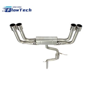 ระบบท่อไอเสีย Valvetronic Catback ประสิทธิภาพสูง ผลิตจากสแตนเลส 304 ขัดเงาแบบกระจก หนา 1.5 มม. พร้อมวาล์วอิเล็กทรอนิกส์และรีโมทสำหรับ Audi A3 - Product Image 5