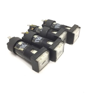 Plc Lot of 4 Alcoswitch 16 Sl5 <strong>Command</strong> Switch <strong>Series</strong>, Rating: 5a, 250vac Warranty Product - Product Image 1