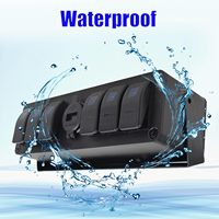 Boîtier de commutation à 6 interrupteurs à bascule avec chargeur USB QC 3.0 + PD, voltmètre numérique LED, indice de protection IP65, courant maximal 20A pour bateau, voiture, camping-car