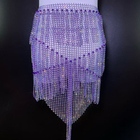 Nouvelle Chaîne de Taille Multicouche Scintillante en Strass et Paillettes, Écharpe de Hanches pour Femme, Idéale pour la Danse du Ventre et les Spectacles en Boîte de Nuit