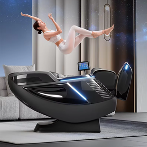 Nouveau fauteuil de massage Shiatsu intelligent 3D à double moteur, avec rail SL, zéro gravité, multifonction, pour la maison, vente en gros - Product Image 6