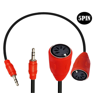 JBL5DIN-PJTRS ต่อ DIN 5ขาตัวเมียเป็นปลั๊กสัญญาณเสียง3.5มม. สาย <span class=keywords><strong>Midi</strong></span> - Product Image 6