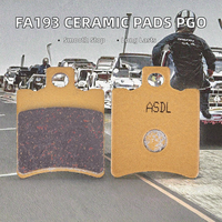 Nouvel ensemble de plaquettes de frein en céramique ASDL FA193 pour moto PGO My Bubu 50 Rodo Show 50 avec 6 mois de garantie