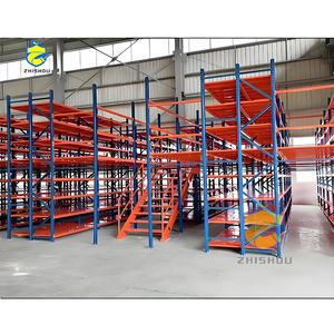 Gudang Mezzanine lantai persediaan Mezzanine rak gudang penyimpanan stabil struktur baja Platform - Product Image 6