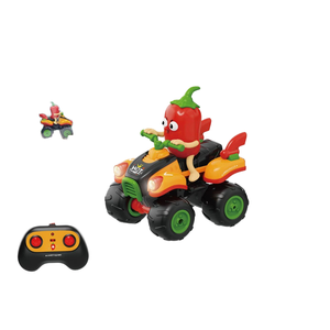 2025 Günstige 5-7 Jahre Sensory Toys Musikalische Vinyl fahrt Leichtes elektrisches Obst fahrzeug Neuestes Cartoon-RC-Auto im Maßstab 1:3 EN71-zertifiziert - Product Image 1