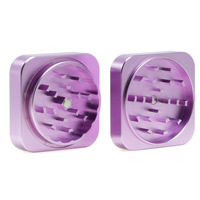 Meuleuse en métal de haute qualité avec logo personnalisé, style moderne pour accessoires pour fumeurs, vente en gros pratique