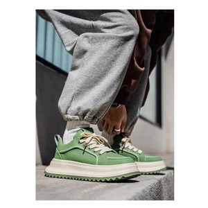 Low-price Wholesale of New Autumn Men's Solid Slip-On Anti-slippery High-<b>heel</b> Thick-soled Durable Outdoor Casual Sports Shoes - Product Image 6