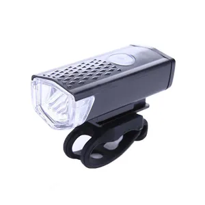 חדש עיצוב סיטונאי USB נטענת אופניים אור על אופני קדמי כידון עמיד למים אופני אור אופני אבזרים