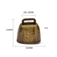 Campanello per Mucche e Pecore di Alta Qualità Super Rumoroso, Campanelle Antiperditaper Animali Domestici, Carillon Vintage in Metallo