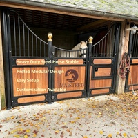 Équipement de box pour chevaux, style européen de luxe, panneau de box préfabriqué, durable, pré-assemblé, écurie pour chevaux, box pour chevaux portable
