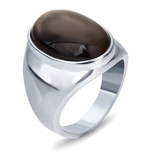 Anillos Finos de Acero Inoxidable y Titanio de 16 mm, Forma Geométrica Redonda, Unisex, para Uso Diario, Accesorio de Joyería - Product Image 5