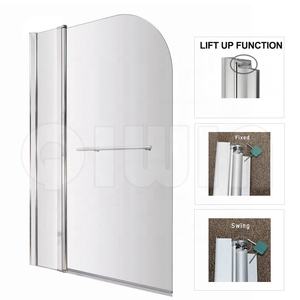 Porte de <span class=keywords><strong>douche</strong></span> d'angle, porte pivotante pour <span class=keywords><strong>baignoire</strong></span>, porte pliante à charnières, porte de <span class=keywords><strong>douche</strong></span> en verre pour <span class=keywords><strong>baignoire</strong></span> - Product Image 5