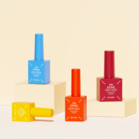 Flacons carrés en verre personnalisés pour vernis à ongles, vides, avec bouchon pinceau, 10ml, 15ml, 20ml