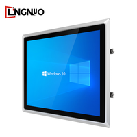 PC industriel 17 pouces, résolution 1280x1024, sans ventilateur, plateforme Intel 6e-13e génération, prise en charge de la tension large bande 9-36V