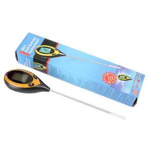 VSEC TS-888 4 en 1 testeur de sol humidité du sol/PH/lumière/température testeur jardin Agriculture testeur d'humidité pour intérieur extérieur - Product Image 1