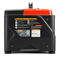 Générateur Inverter Silencieux Écologique Portable Style Valise Léger 1000W 1200W Max 50/60Hz pour Urgences Domestiques et Extérieures