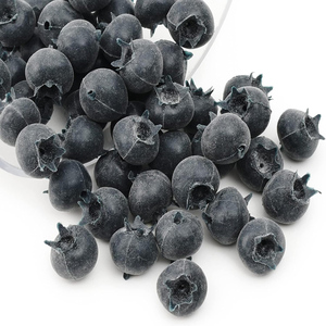 Myrtilles artificielles réalistes myrtille fruit photographie accessoire pour Halloween fête de noël ornement cuisine décoration - Product Image 1