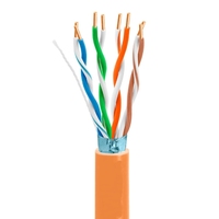 Prix du fabricant pour intérieur et extérieur 24awg 26awg 4pr Ftp Utp cat 5 6 6a Cat5e Cat6 Câble LAN pour réseau Ethernet