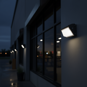 Applique murale LED 100W 10800LM 5000K avec détection intelligente de la lumière, en alliage d'aluminium, pour extérieur commercial - Product Image 2