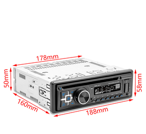 Unique 1 Din Contrôle Central Radio FM Insertion de Carte de Voiture Voiture Mp3 Lecteur <span class=keywords><strong>CD</strong></span> Dvd Auto Radio - Product Image 5
