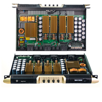 Amplifier digital kualitas tinggi, amplifier digital 1000W 4 saluran 1U d-class 4x1000W speaker panggung profesional