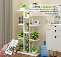 Kit de Riego Automático para Plantas de Interior, Sistema de Auto-Riego para 15 Macetas, Pantalla LED, Diseño Programable, Diseño Gráfico