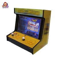 Мини 19-дюймовый ЖК-Настольный Аркадный Игровой Автомат для двух игроков с монетоприемником, консоль уличных боев для Игрового Центра