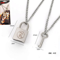 Anime NANA Key Lock Pendentif Couple Collier pour Cadeaux