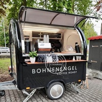 Remorque alimentaire mobile personnalisée entièrement équipée, remorque de concession, camion de cuisine de rue à vendre avec équipement de cuisson complet